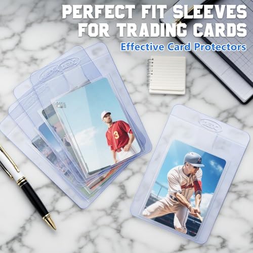DEDC Professional Semi-Rigid Card Saver & Tabbed Sleeve Bundle