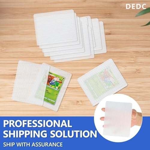 DEDC Premium Trading Card Shipping Protectors for Secure Transit