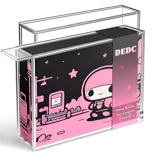 DEDC Premium Acrylic Display Case for Lorcana Booster Boxes