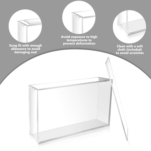 DEDC Premium Acrylic Display Case for TCG Commander Decks