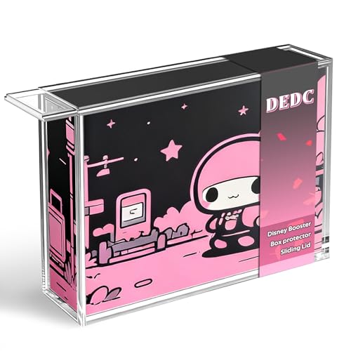 DEDC Premium Acrylic Display Case for Lorcana Booster Boxes