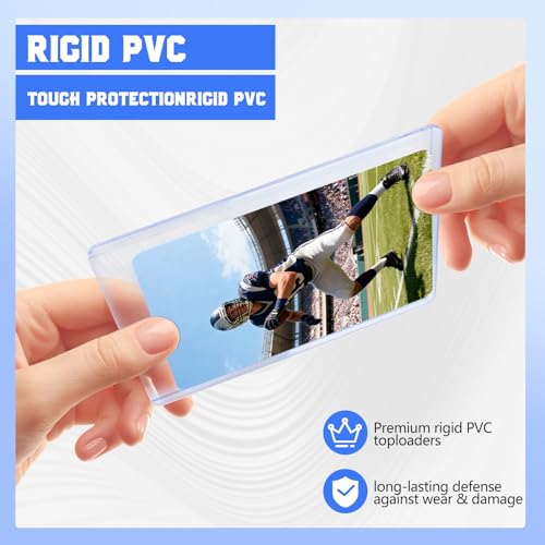 DEDC Professional Rigid Top Loader Card Protection System