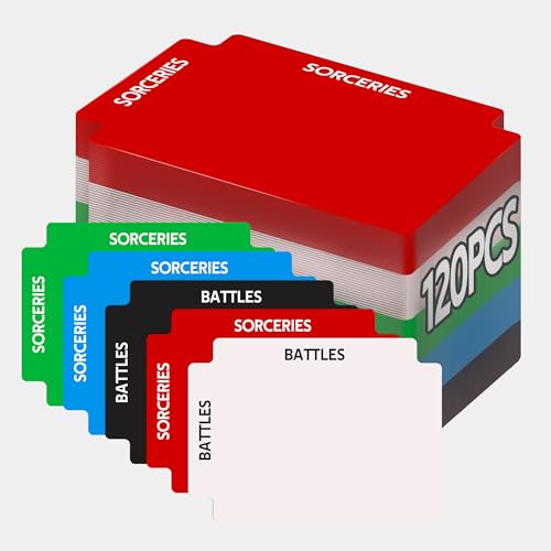 DEDC Premium Trading Card Dividers for Gaming Collections