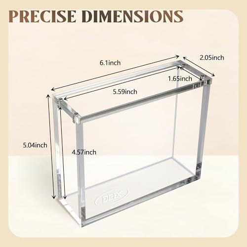 DEDC Premium Acrylic Display Case for Trading Card Booster Packs