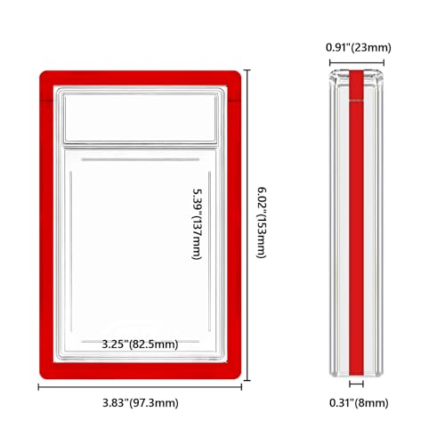 DEDC Premium Magnetic Acrylic Display Case for PSA Graded Cards