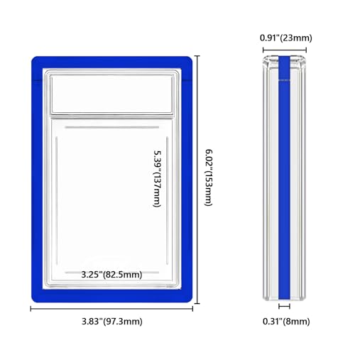 DEDC Premium Magnetic Acrylic Display Case for PSA Graded Cards
