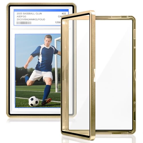 DEDC Premium Magnetic Metal Graded Card Display Case