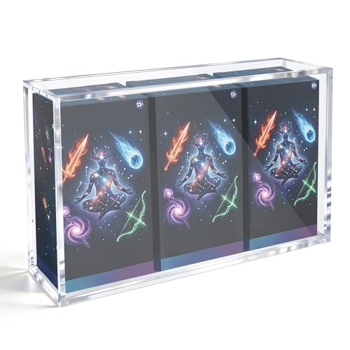 DEDC Premium Acrylic Display Case for TCG Commander Decks
