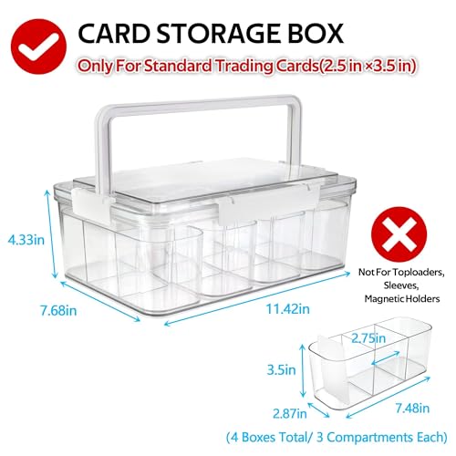 DEDC Airtight Professional Trading Card Storage Case
