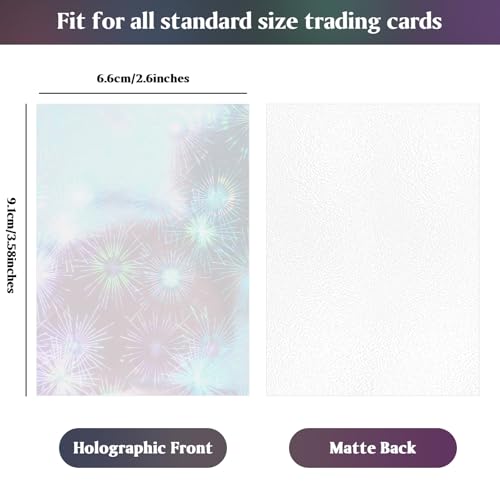 DEDC Premium Holographic TCG Protective Deck Sleeves