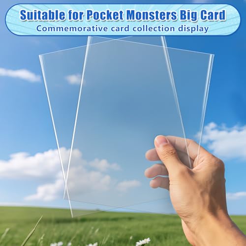 DEDC Archival-Grade Jumbo Card Sleeves for Oversized Collectibles