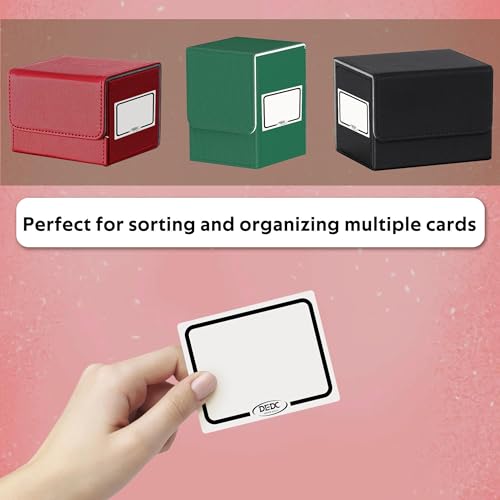 DEDC Reusable Dry-Erase Organizational Labels for TCG Deck Boxes