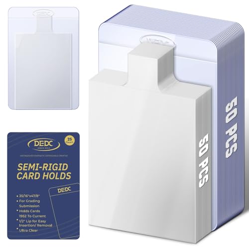 DEDC Professional Semi-Rigid Card Saver & Tabbed Sleeve Bundle