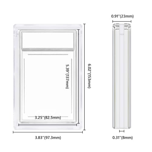 DEDC Premium Magnetic Acrylic Display Case for PSA Graded Cards