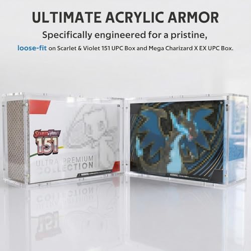 DEDC Premium Acrylic Display Case for Pokémon UPC