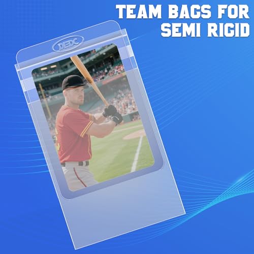 DEDC Premium Resealable Team Bags for Graded Trading Cards