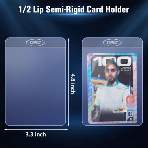 DEDC Professional Grade Semi-Rigid Trading Card Holders