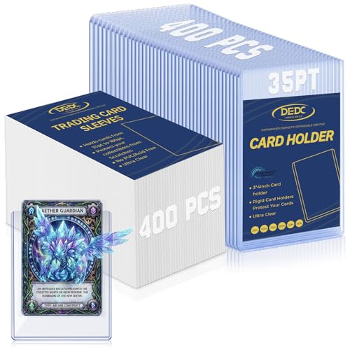 DEDC Professional Rigid Top Loader Card Protection System