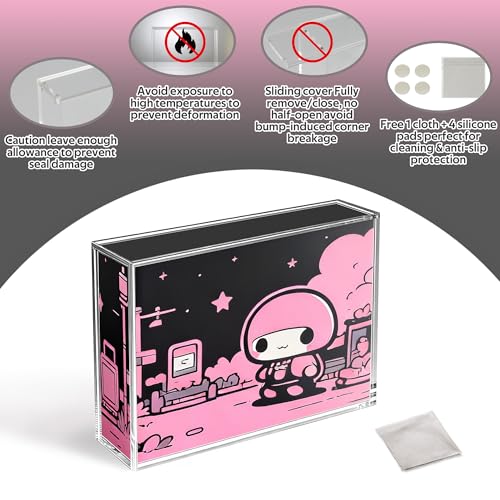 DEDC Premium Acrylic Display Case for Lorcana Booster Boxes