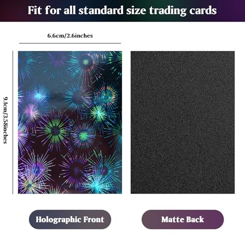 DEDC Premium Holographic TCG Protective Deck Sleeves