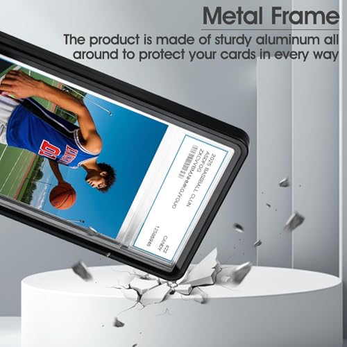 DEDC Premium Aluminum Graded Card Display Case
