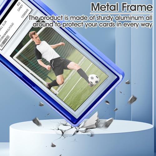 DEDC Premium Magnetic Metal Graded Card Display Case