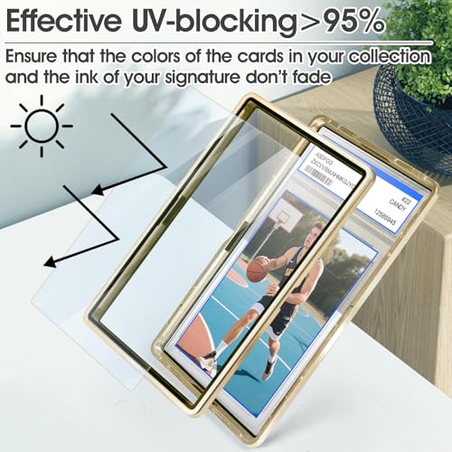 DEDC Premium Magnetic Metal Graded Card Display Case