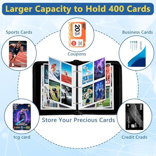 DEDC Professional Trading Card Collection Binder
