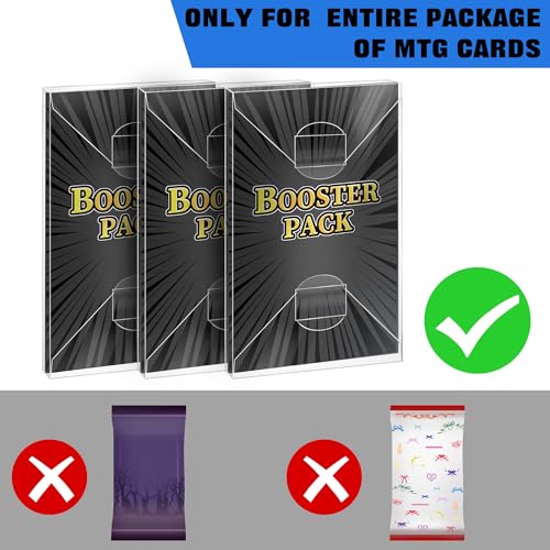 DEDC Premium PET Booster Pack Display Case