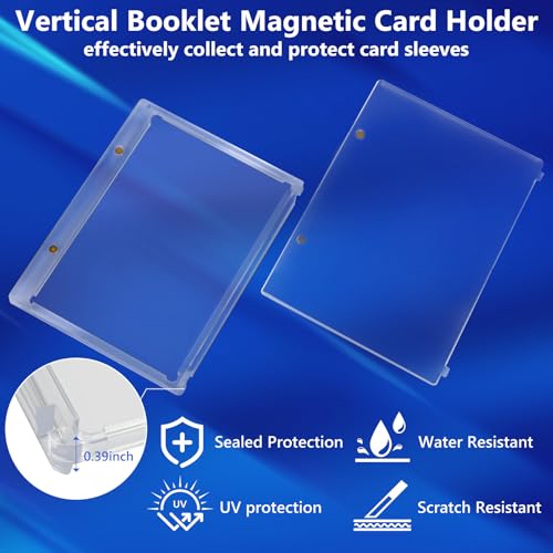 DEDC Professional Magnetic Booklet Card Display Case