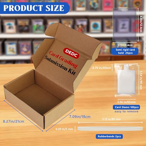 DEDC Professional Card Grading Submission Kit