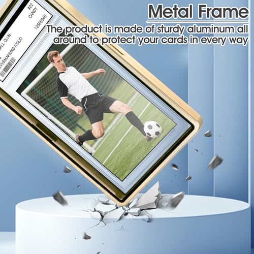 DEDC Premium Magnetic Metal Graded Card Display Case