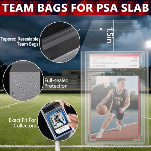 DEDC Premium Graded Card Slab Sleeves for PSA Holders