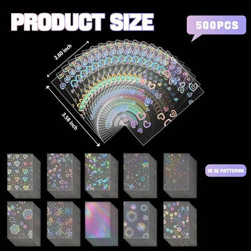 DEDC Premium Holographic TCG Protective Deck Sleeves