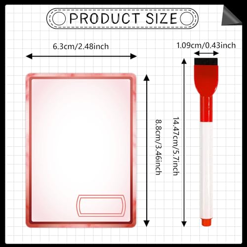 DEDC Premium Erasable Token Kit for Tabletop Gaming