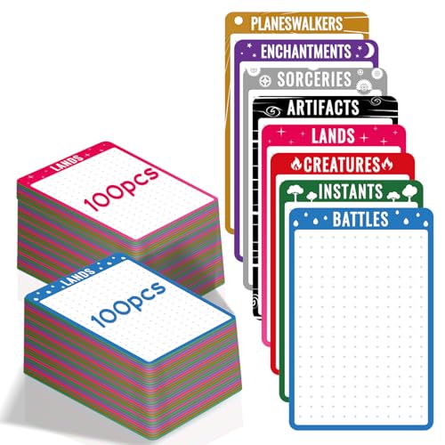 DEDC Premium Trading Card Dividers for Professional Organization