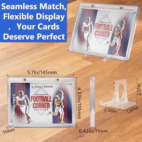 DEDC Professional Magnetic Booklet Card Display Case