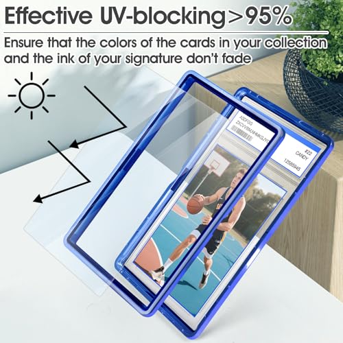 DEDC Premium Magnetic Metal Graded Card Display Case