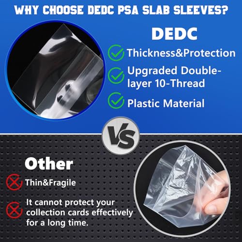 DEDC Professional Resealable Team Bags for Trading Cards