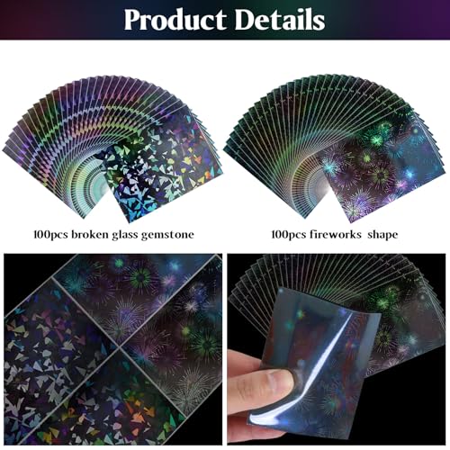 DEDC Premium Holographic TCG Protective Deck Sleeves