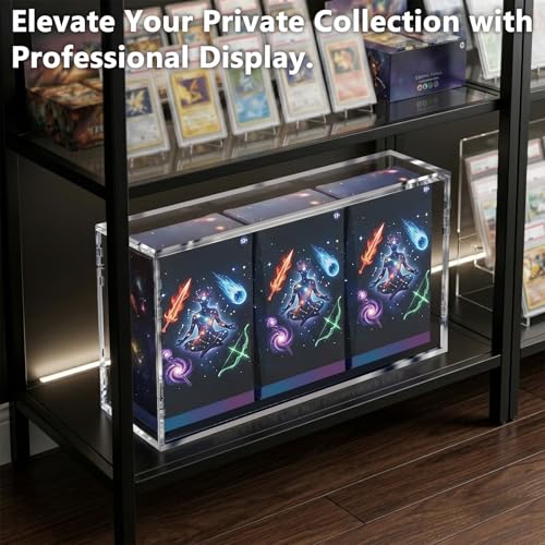 DEDC Premium Acrylic Display Case for Commander Decks