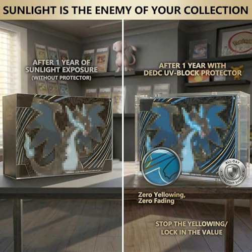 DEDC Premium Acrylic Display Case for Pokémon UPC