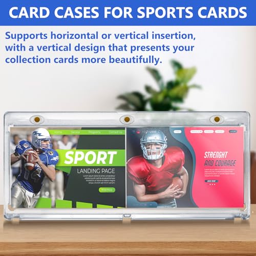 DEDC Professional Magnetic Booklet Card Display Case