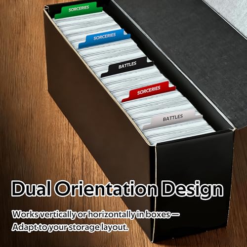 DEDC Premium Trading Card Dividers for Gaming Collections