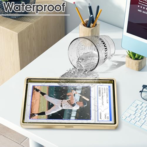 DEDC Premium Magnetic Metal Graded Card Display Case