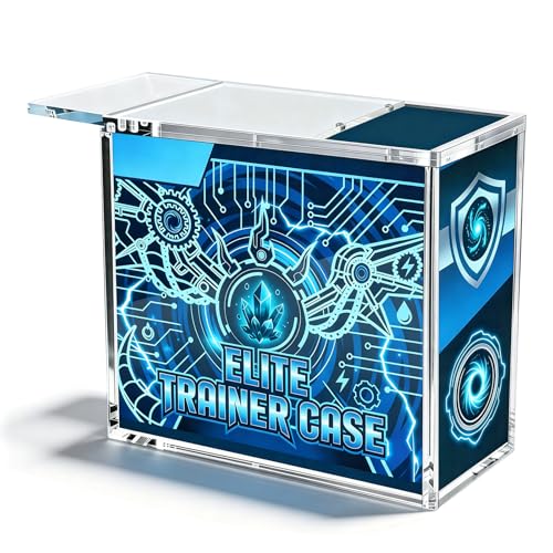 DEDC Premium UV-Protective Acrylic Display Case for Trading Card Sealed Products