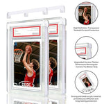 DEDC Premium Magnetic Acrylic Display Case for PSA Graded Cards