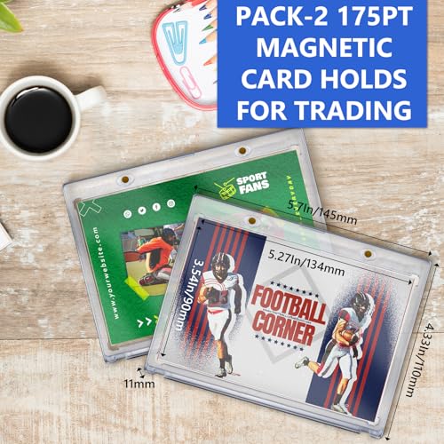 DEDC Professional Magnetic Booklet Card Display Case