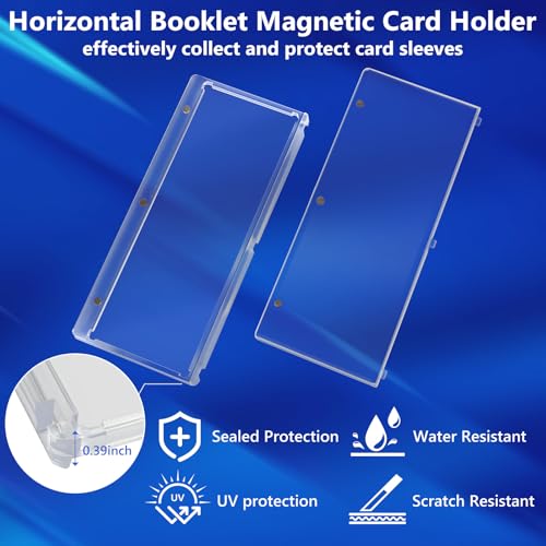 DEDC Professional Magnetic Booklet Card Display Case