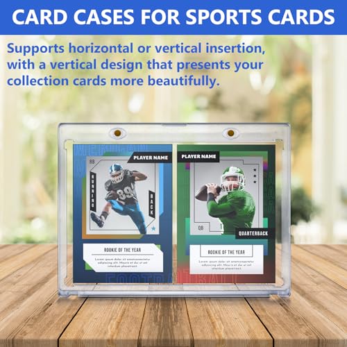 DEDC Professional Magnetic Booklet Card Display Case